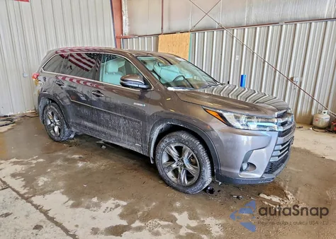 2018 Toyota Highlander Hybrid Limited z USA, uszkodzony, nr VIN 5TDDGRFH7JS049676